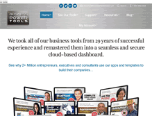 Tablet Screenshot of businesspowertools.com